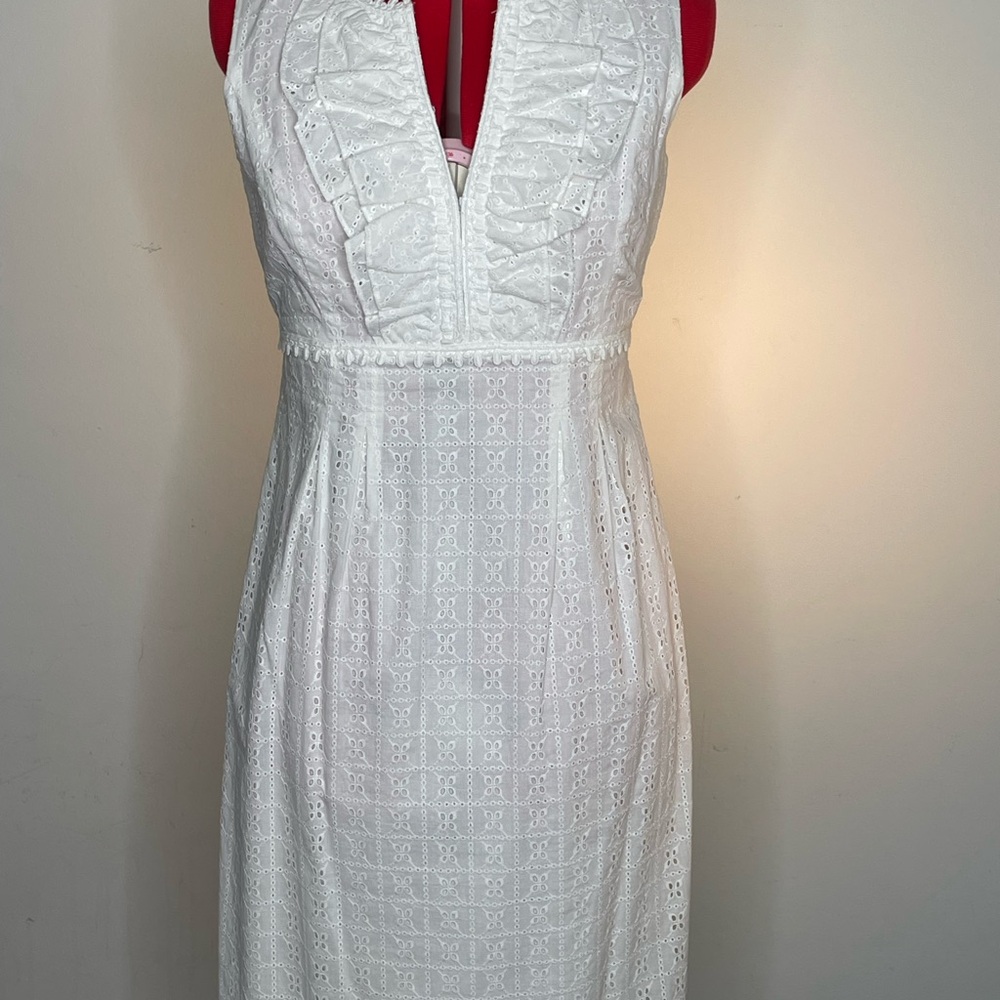 Nine West Red and White Dress
